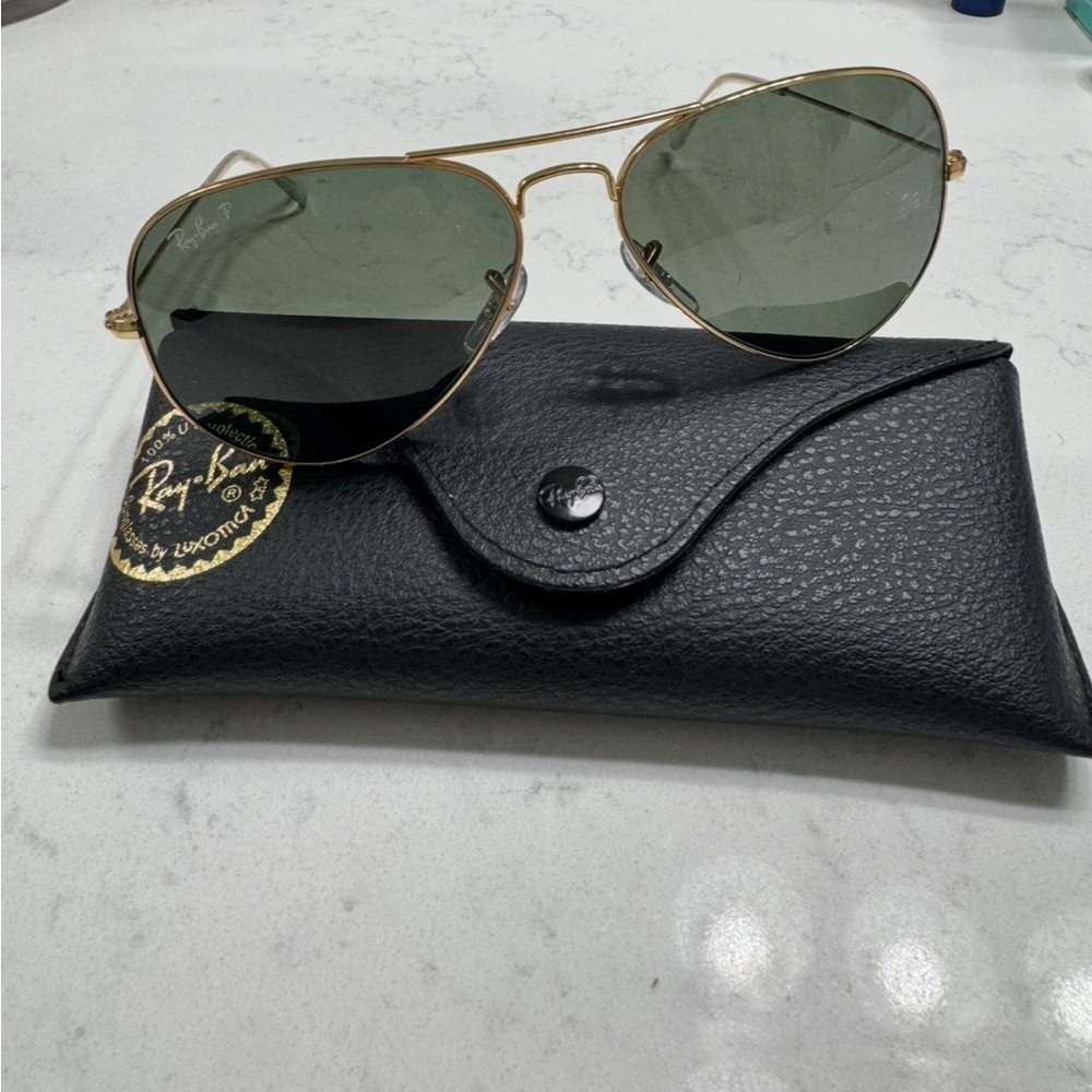 Rayban aviator polarized brand new with black case